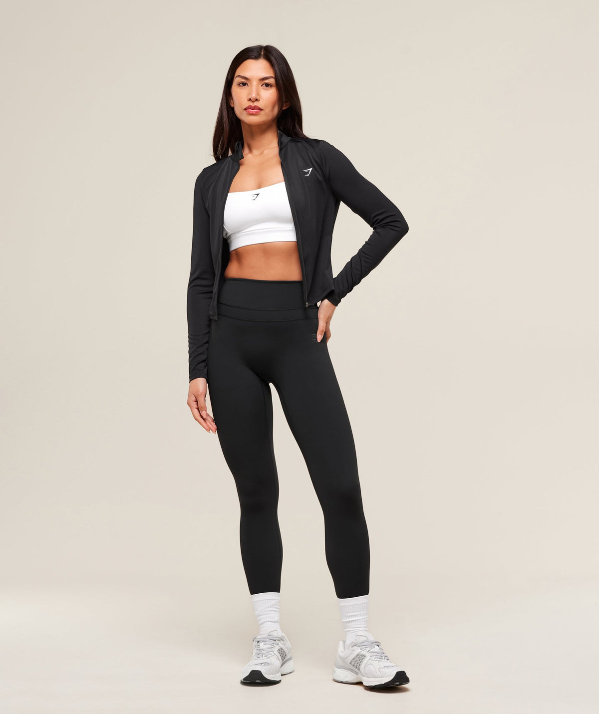 Gymshark Training Zip Up Jacket - Black