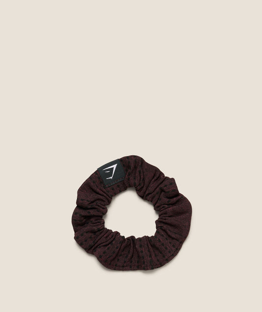 Gymshark Vital Scrunchie - Rich Maroon/Marl