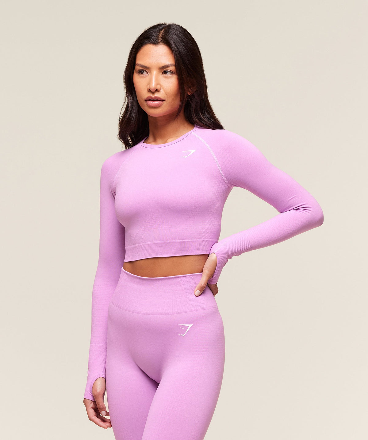 Gymshark Vital Crop Top - Sour Pink/Marl