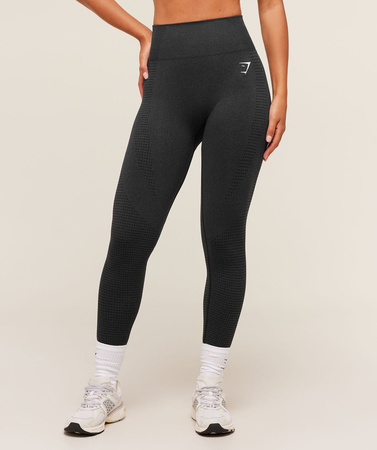 Gymshark Vital Regular Leggings - Black Marl