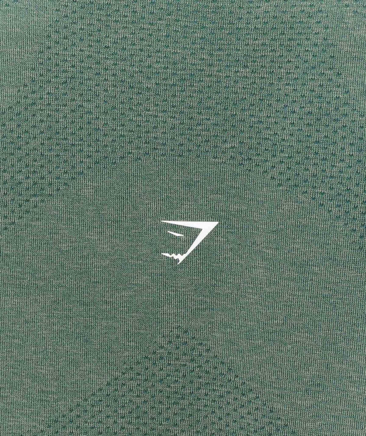 Gymshark Vital Seamless 2.0 Light Long Sleeve Top - Obsidian Green Marl