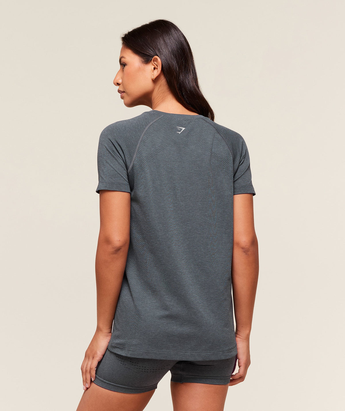 Gymshark Vital Seamless 2.0 Light Tee - Strong Grey/ Marl