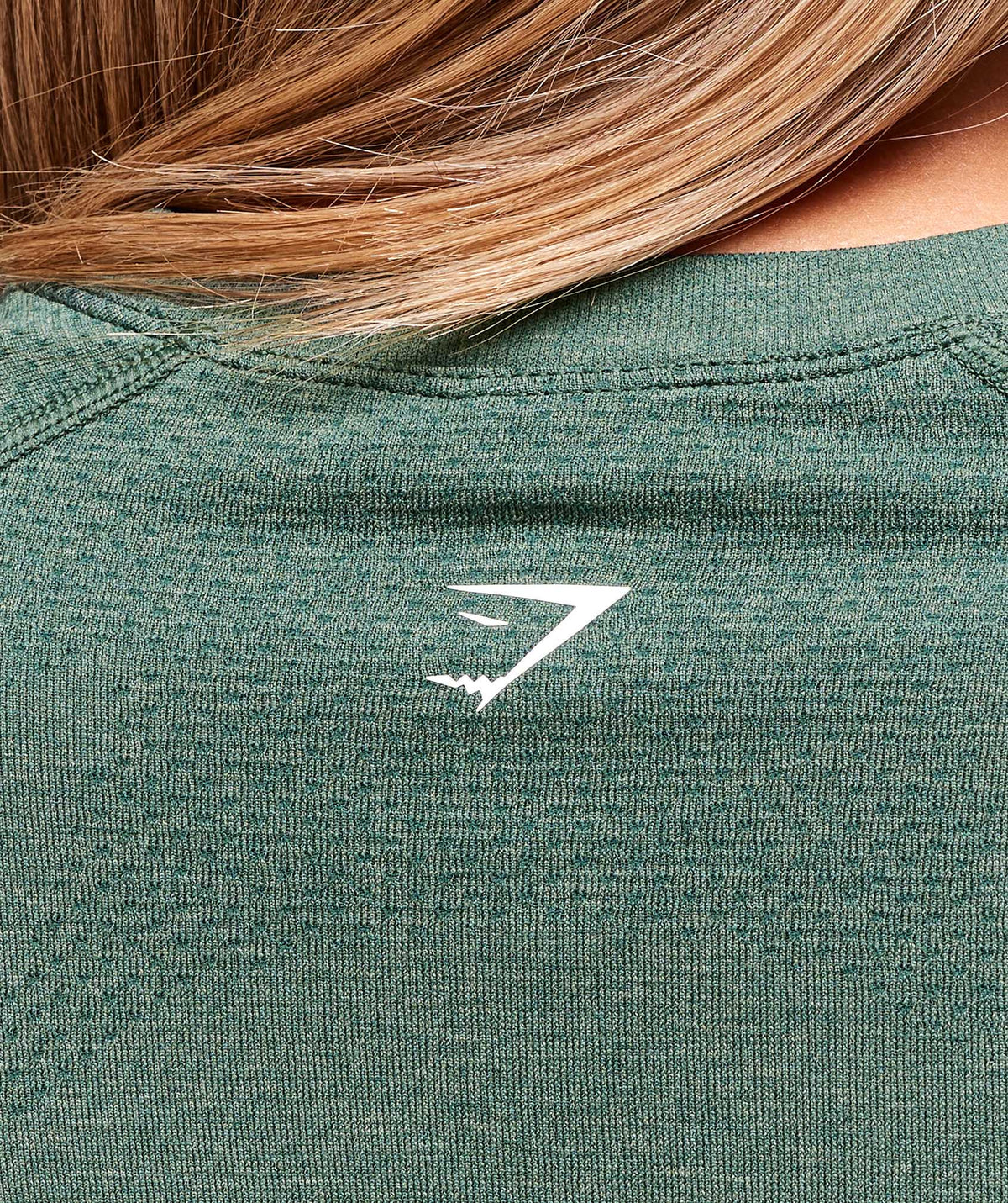 Gymshark Vital Seamless 2.0 Light Tee - Obsidian Green Marl