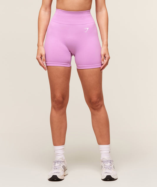 Gymshark Vital Seamless 2.0 Shorts - Sour Pink/Marl