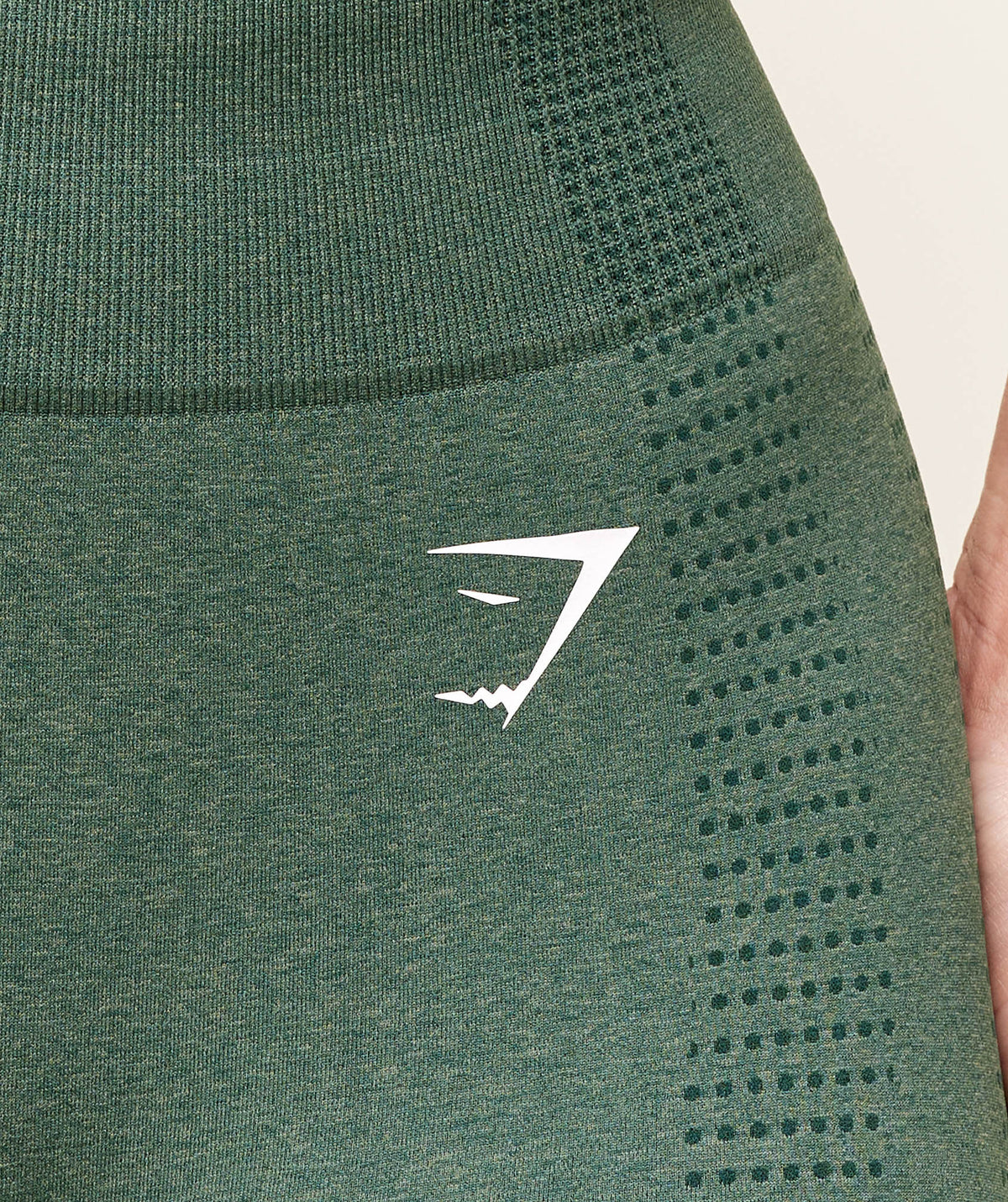 Gymshark Vital Seamless 2.0 Shorts - Obsidian Green Marl