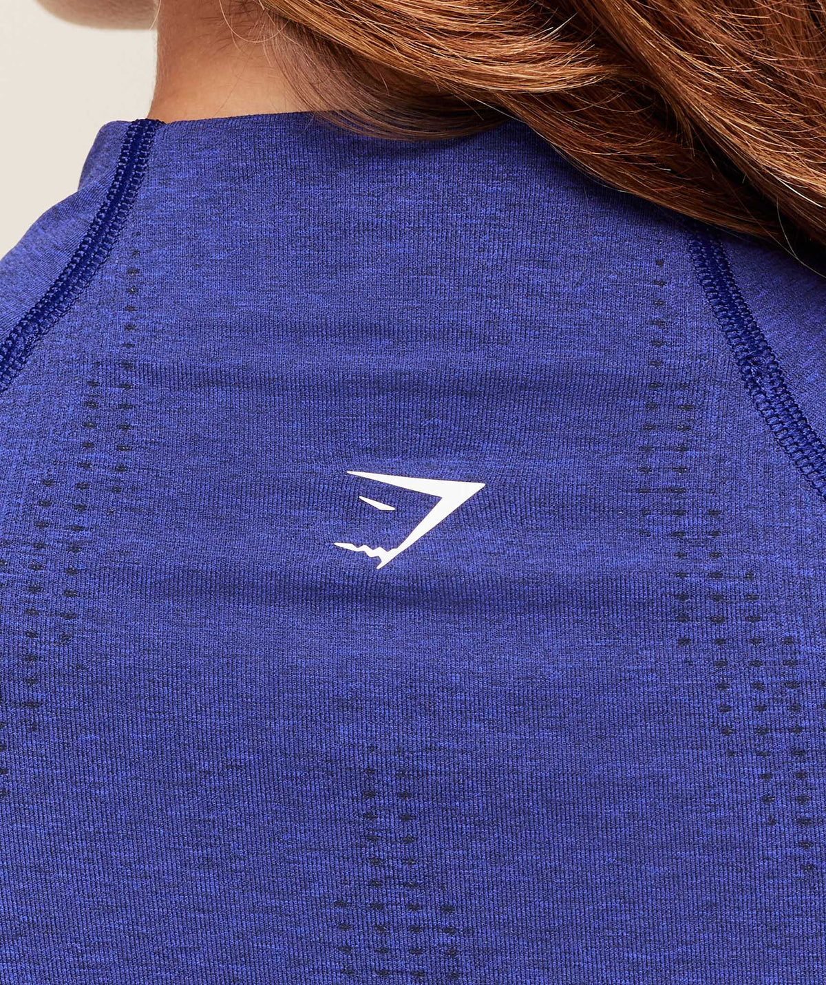 Gymshark Vital Seamless 2.0 Tight Tracktop - Cobalt Purple Marl