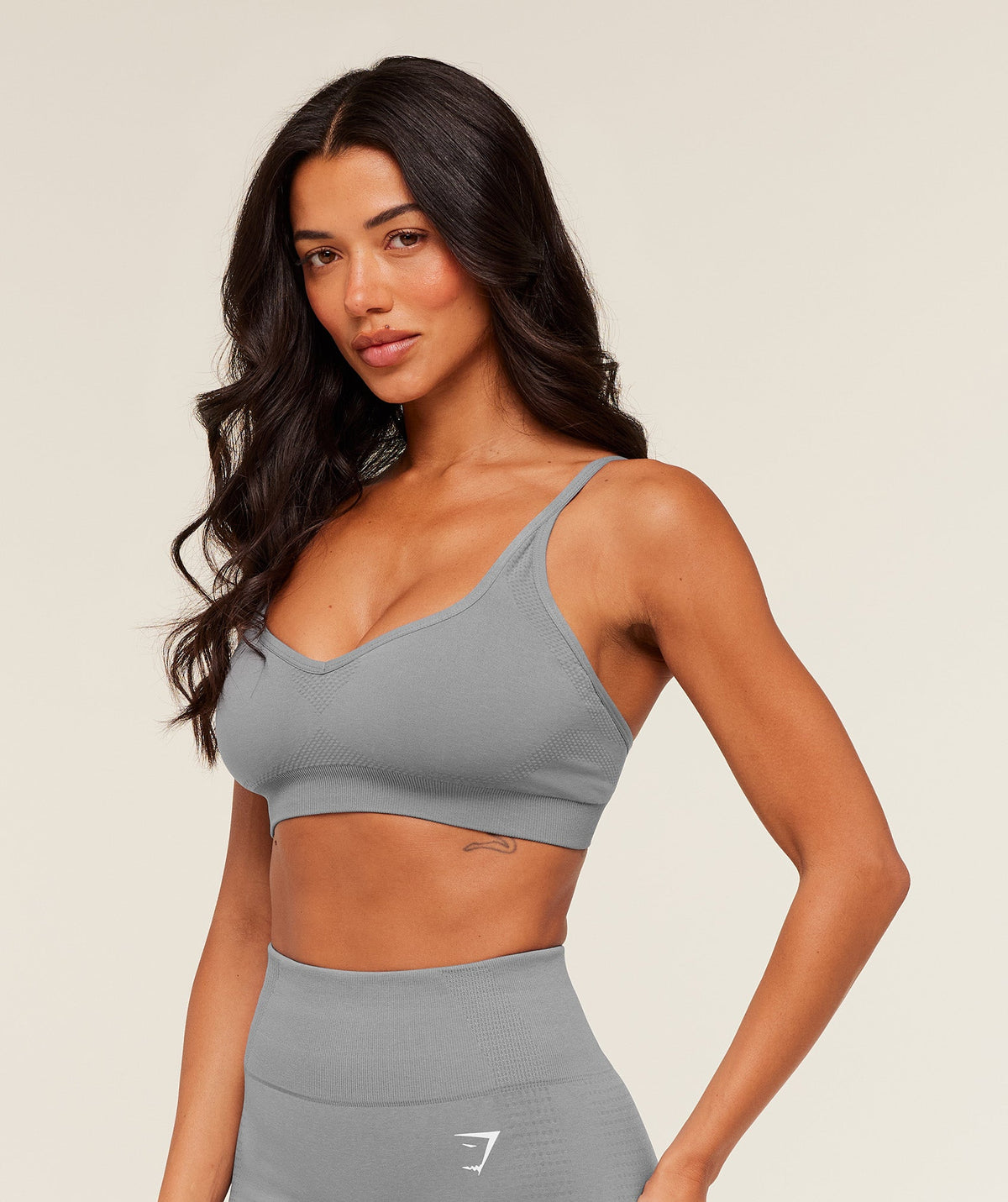Gymshark Vital Sports Bra - Medium Grey/Marl