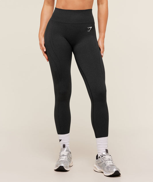 Gymshark VItal Seamless Warm Legging - Black Marl