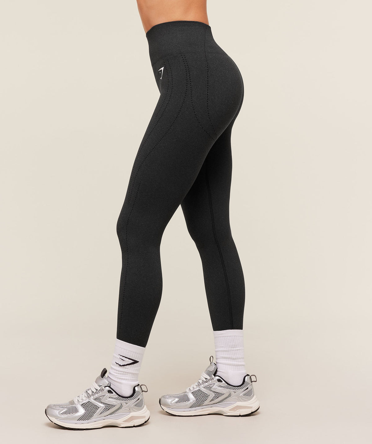 Gymshark VItal Seamless Warm Legging - Black Marl