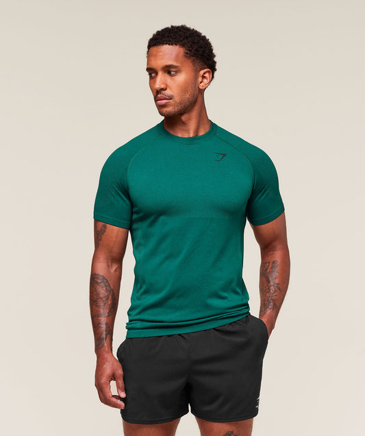 Gymshark Vital Seamless Tee - Functional Teal/Jewel Teal