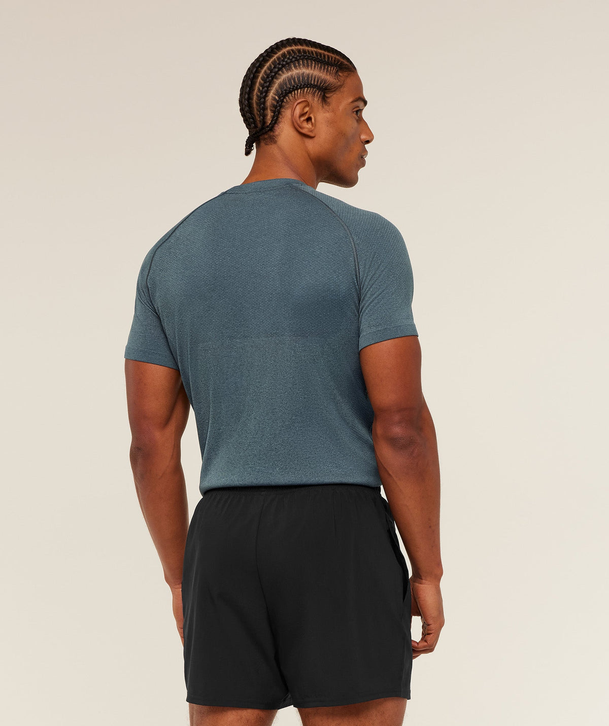 Gymshark Vital Seamless Tee - Iron Blue/Stealth Blue