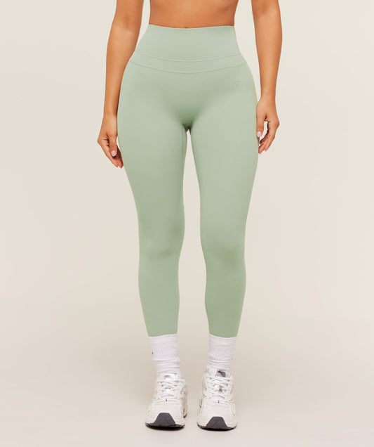 Gymshark Whitney High-Rise Short Legging - Haze Green