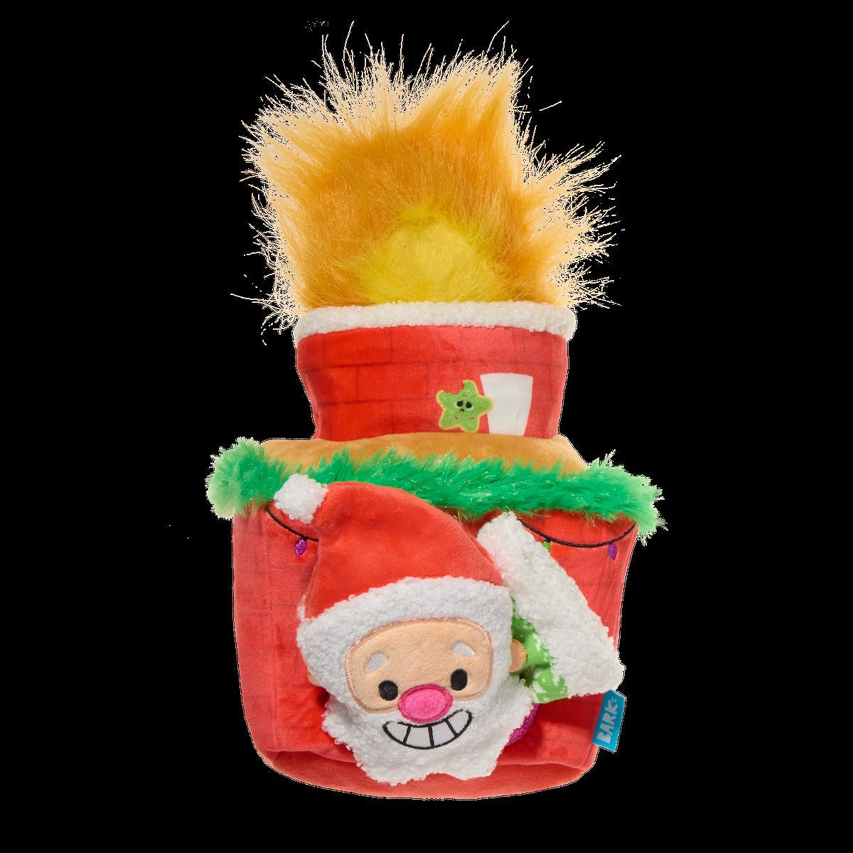 Mutts Be Santa Plush Extra-Large + Enrichment + Multi-Part Dog Toy