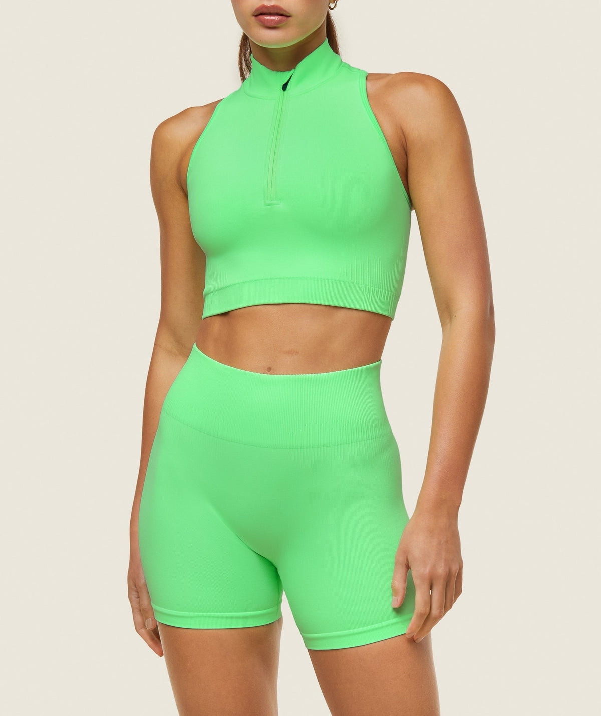 Gymshark Everywhere Seamless Cycling Shorts - Radiant Green
