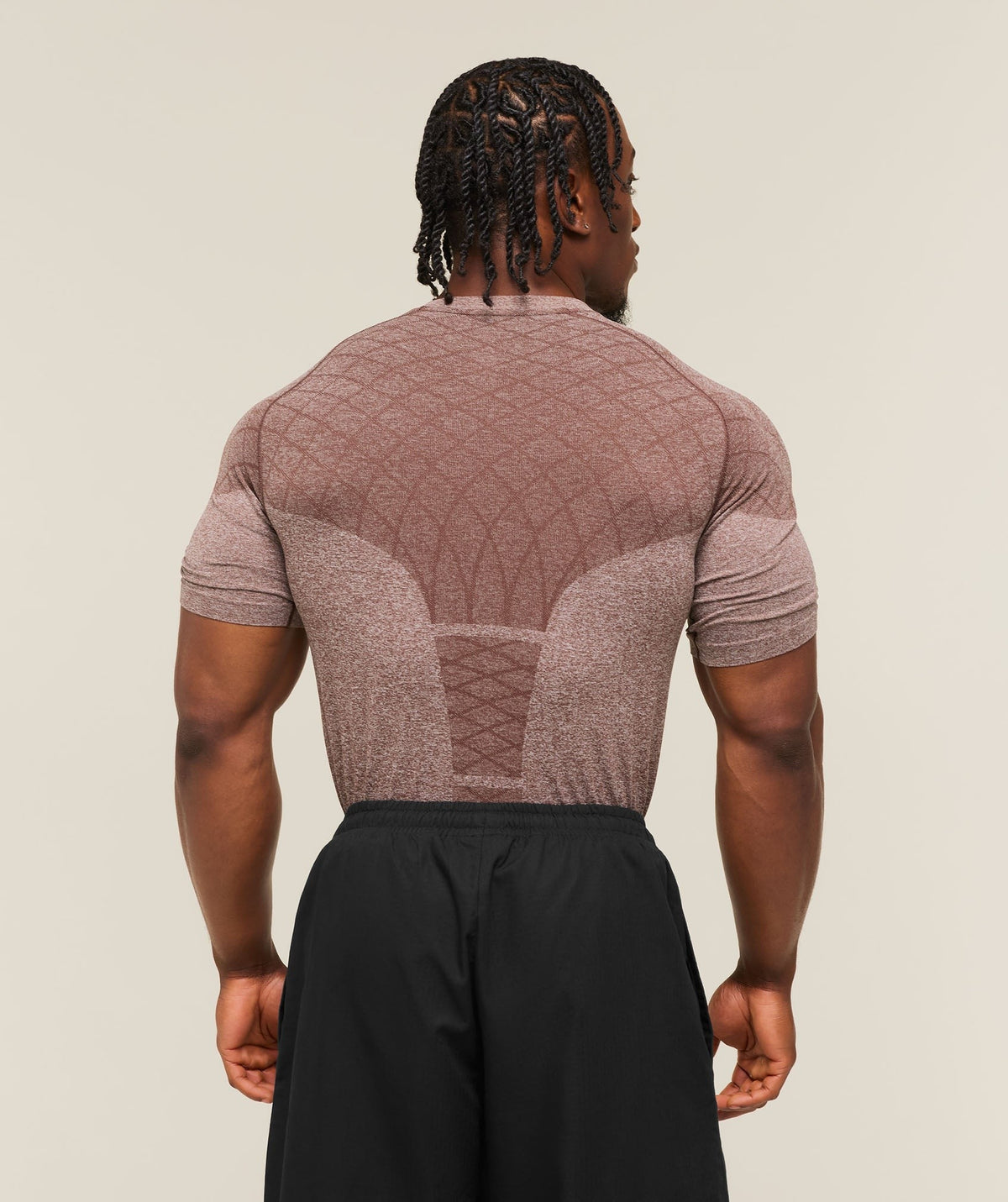 Gymshark Devant Seamless Tee - Espresso Brown