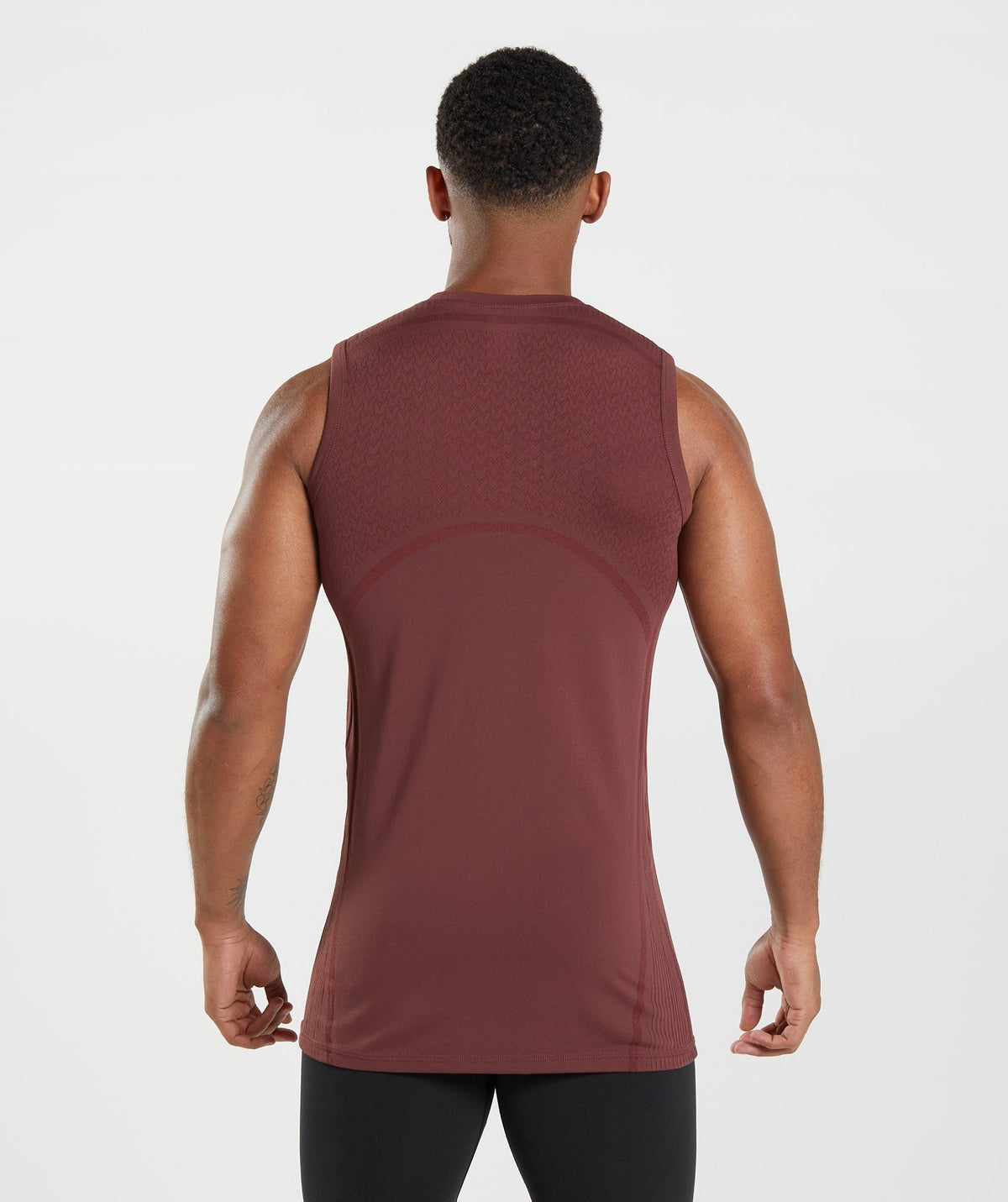 Gymshark 315 Seamless Tank - Cherry Brown