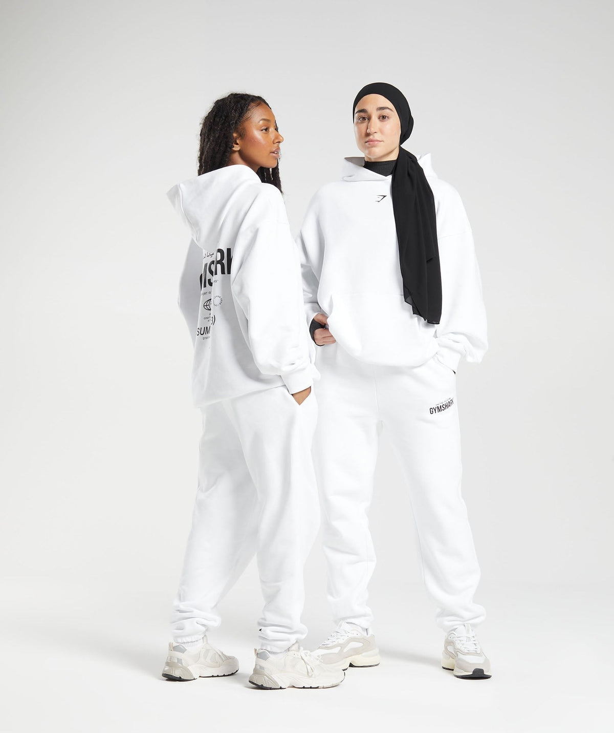 Gymshark x Leana Deeb Oversized Hoodie - White