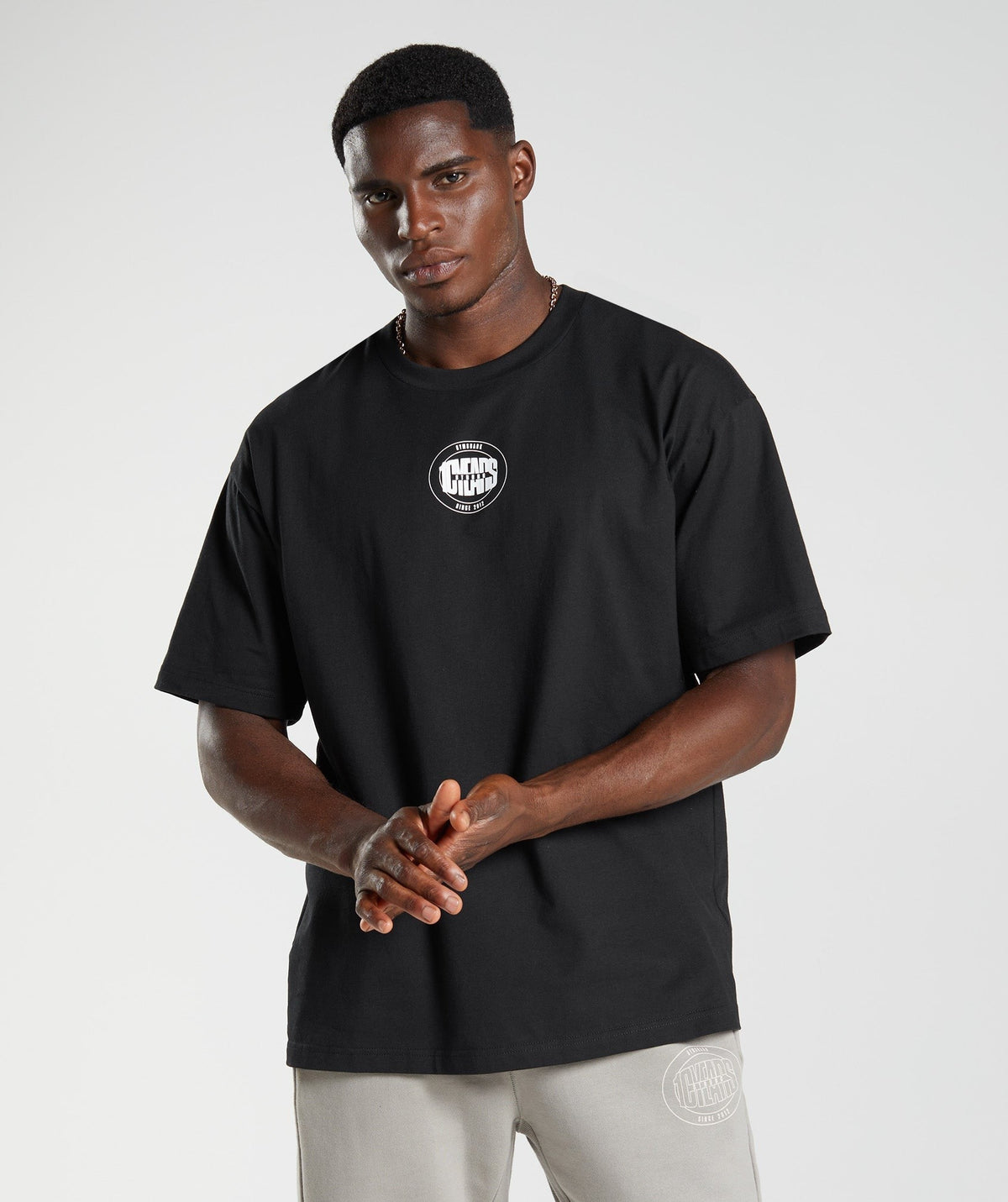 Gymshark GS10 Year Oversized Tee - Black