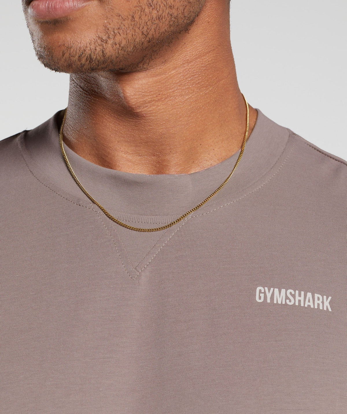 Gymshark Rest Day Sweats Long Sleeve Tee - Powder Mauve