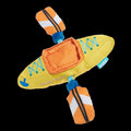 Off Track Kayak Plush Tug Dog Toy