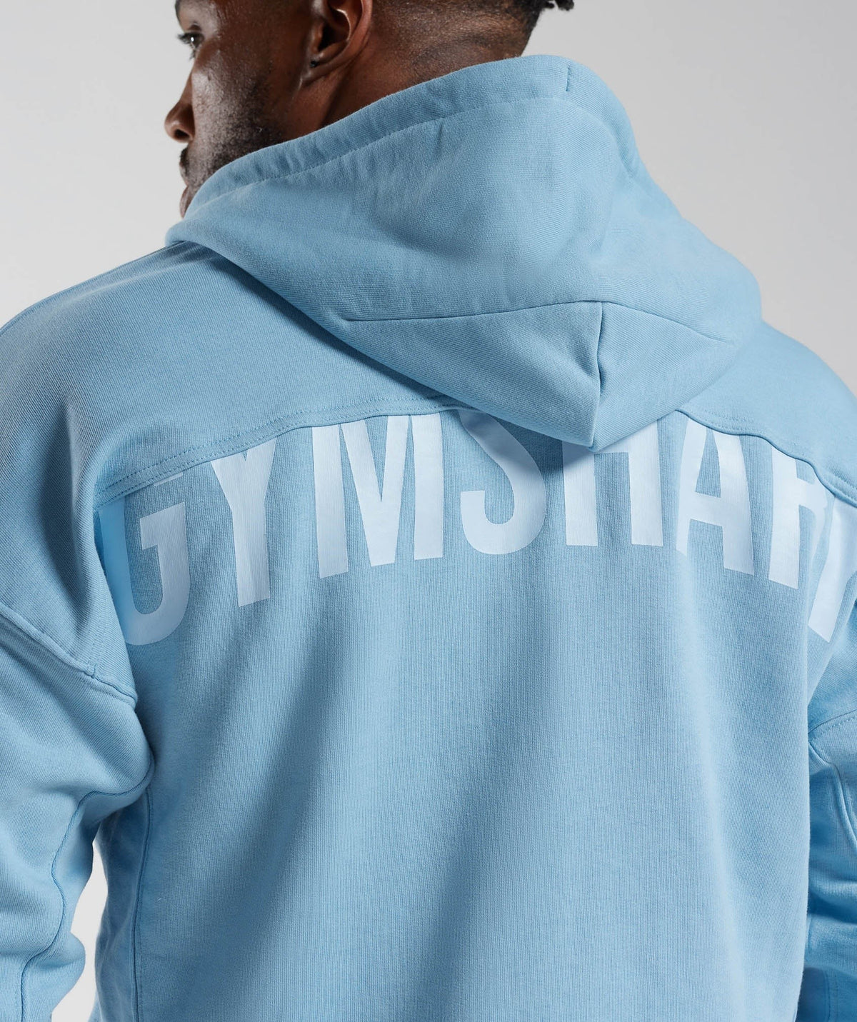 Gymshark Power Zip Up Hoodie - Ozone Blue