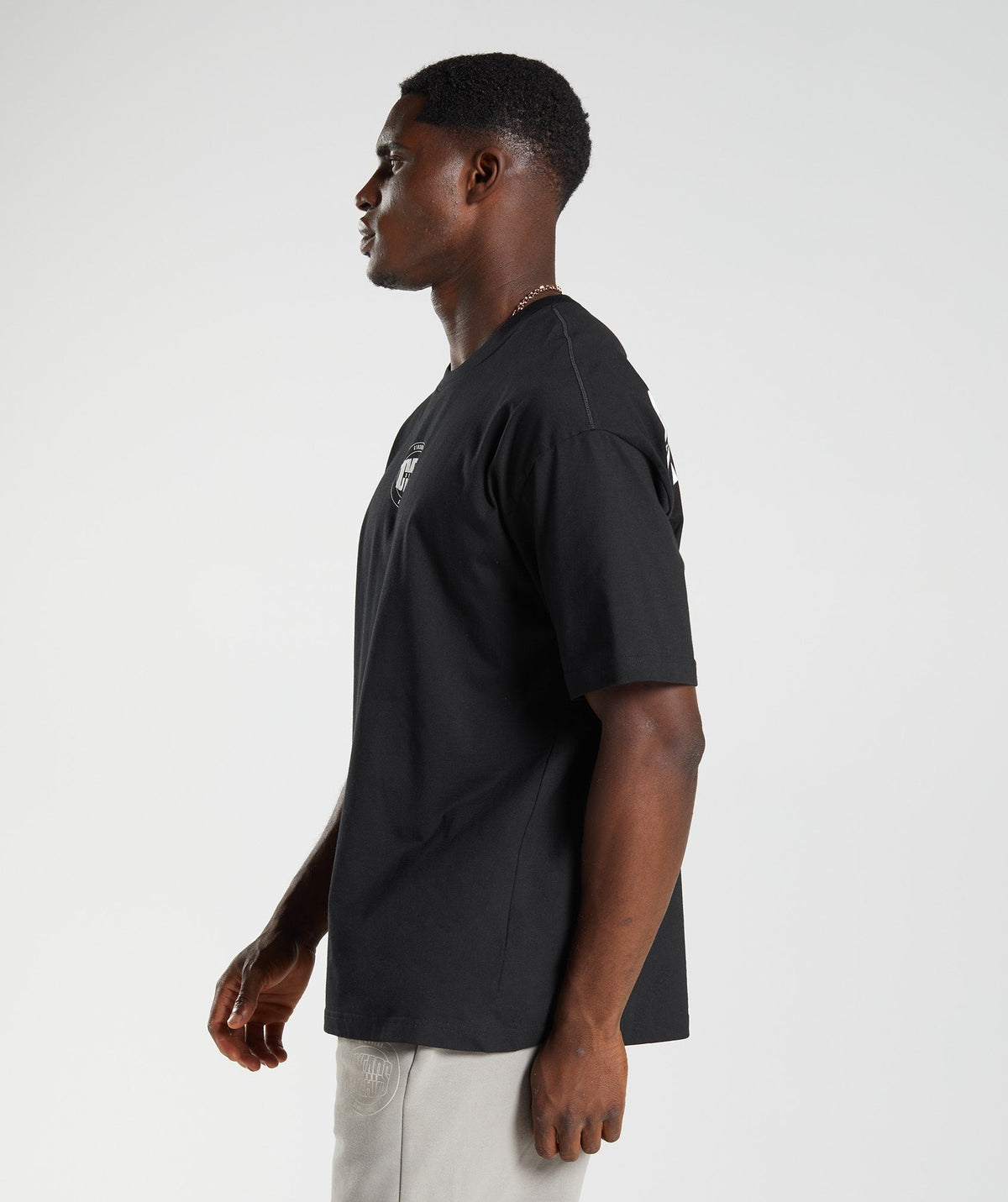 Gymshark GS10 Year Oversized Tee - Black