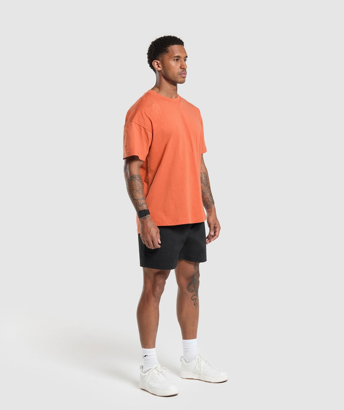 Gymshark Rest Day Essentials Tee - Muted Orange
