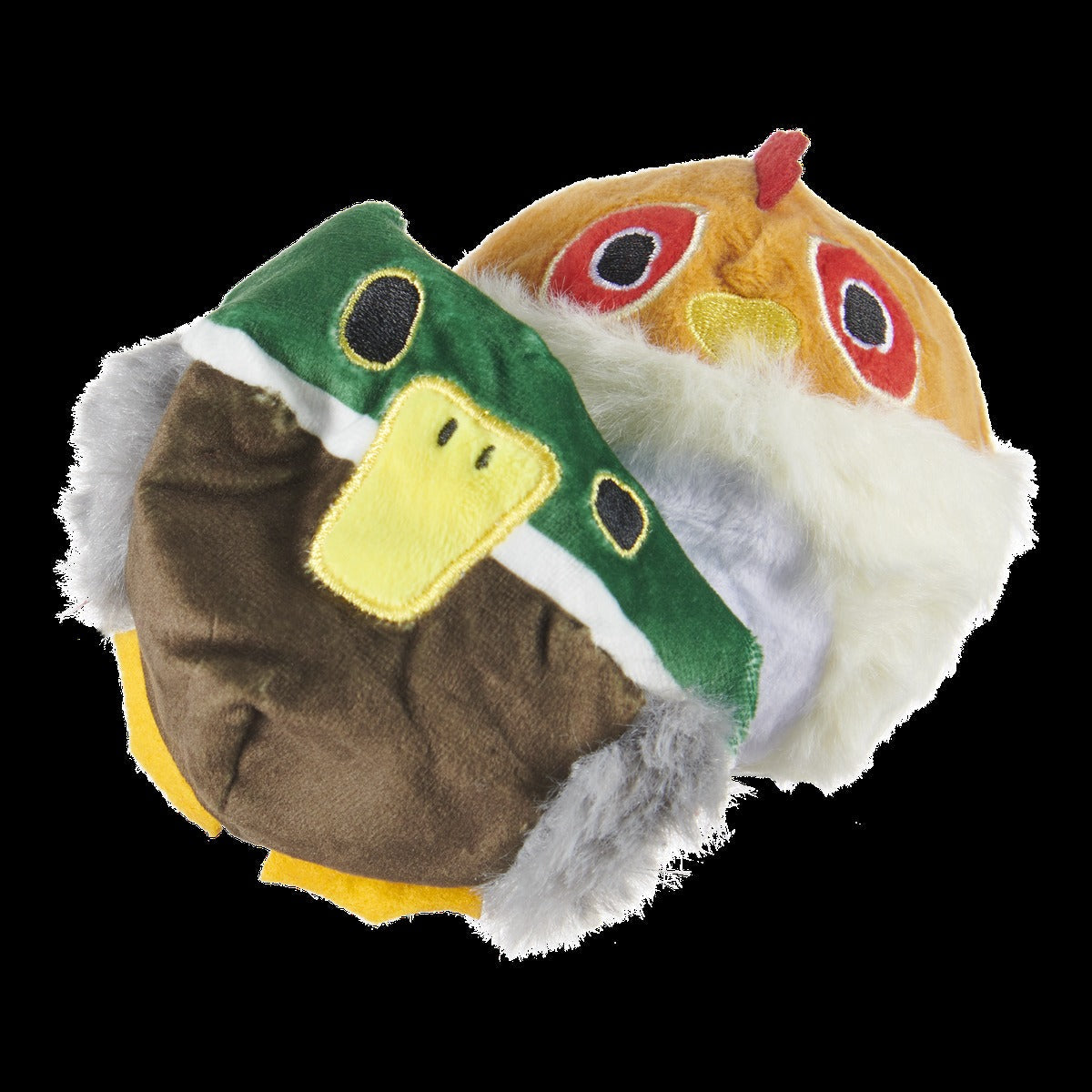 Tough Stuffed Turducken Durable Super Chewer 2-in-1 Rip and Reveal Dog Toy