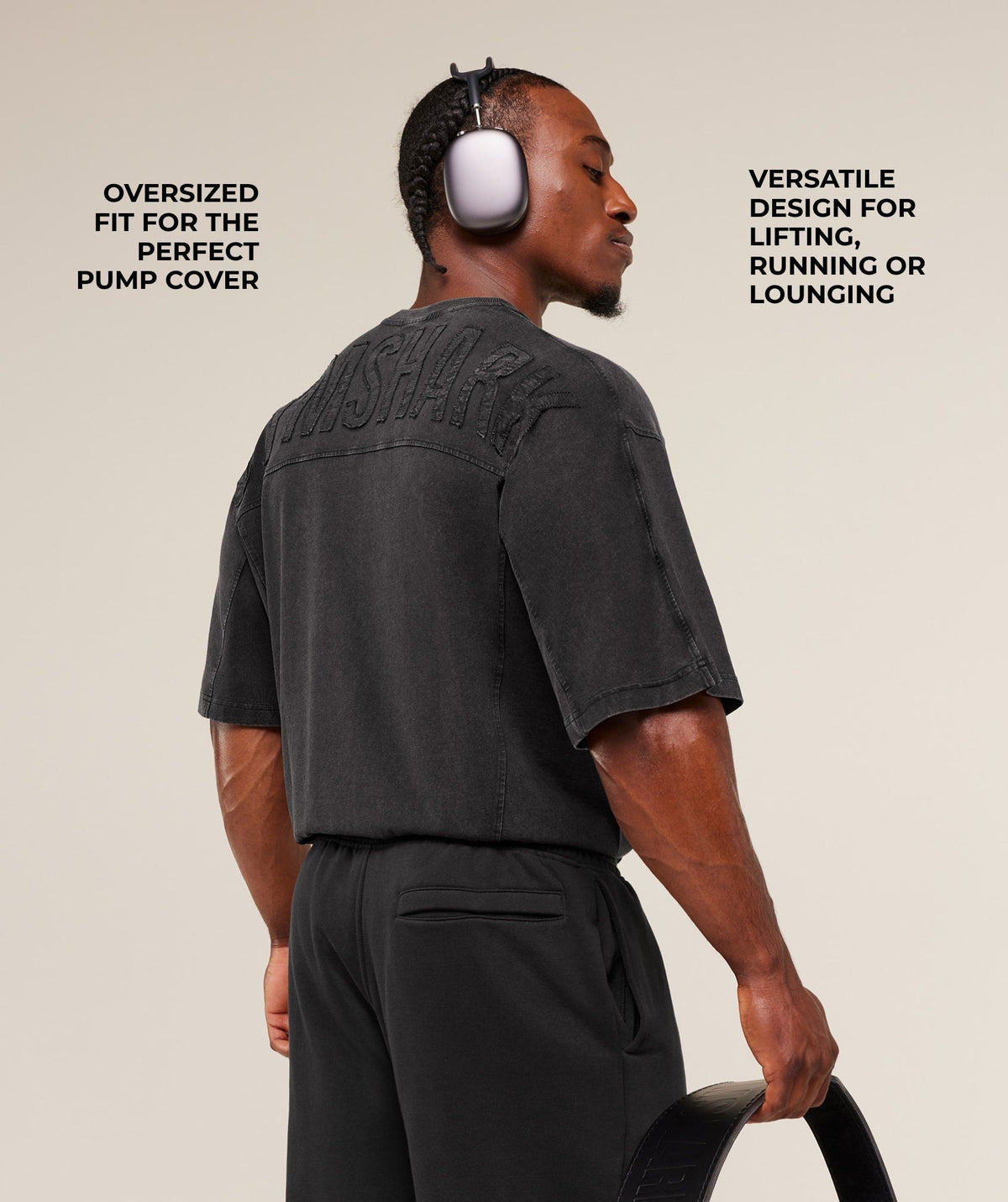 Gymshark Power Washed Tee - Black