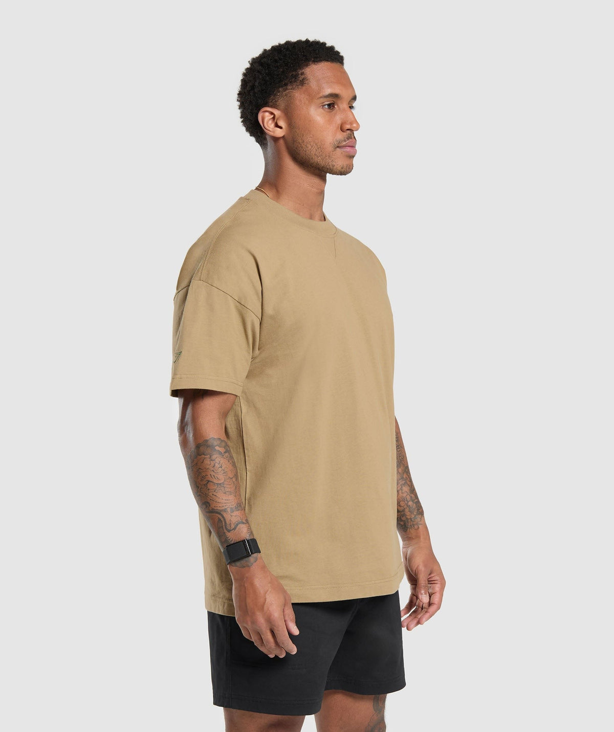 Gymshark Rest Day Essentials Tee - Troop Green