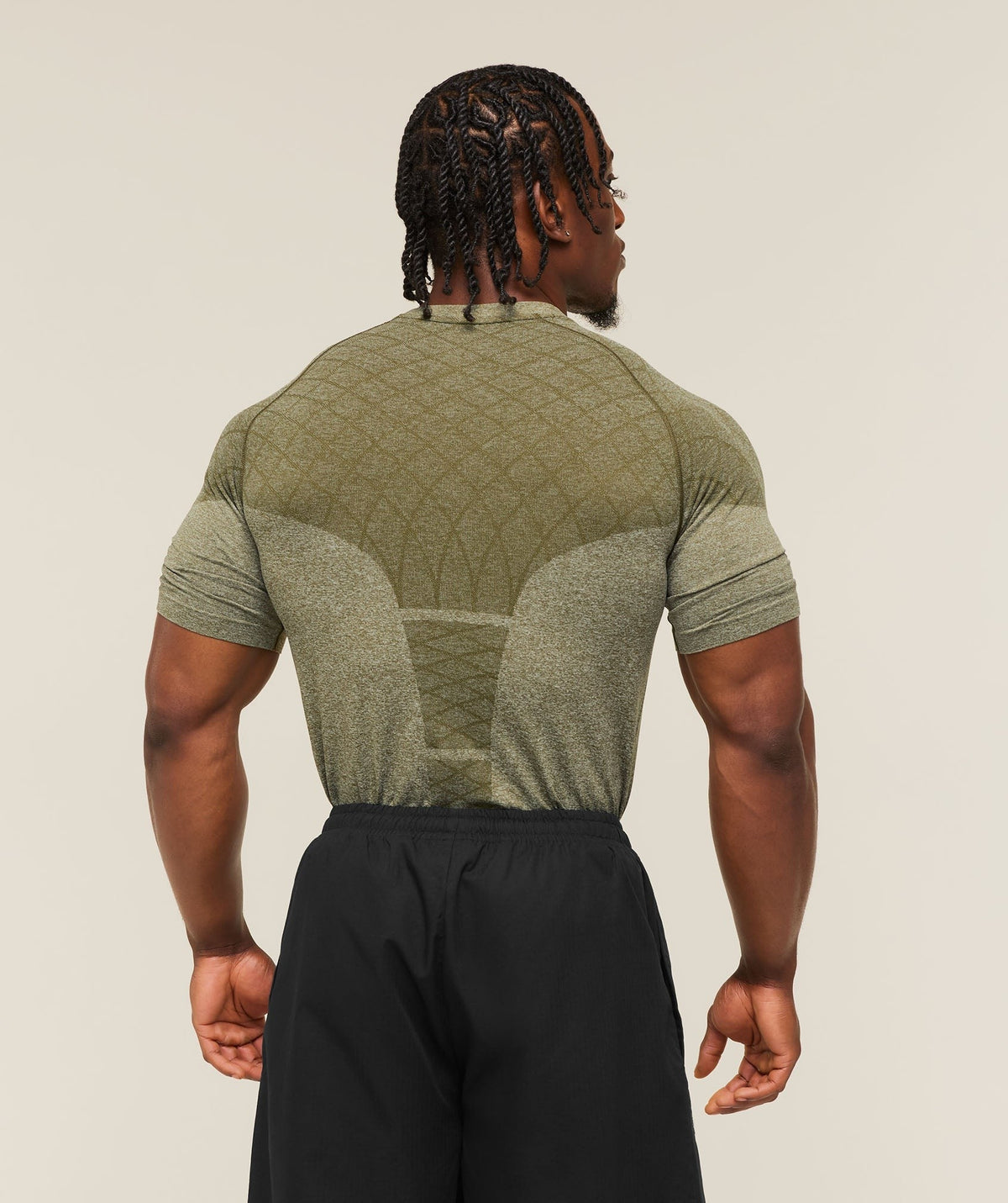 Gymshark Devant Seamless Tee - Canvas Green