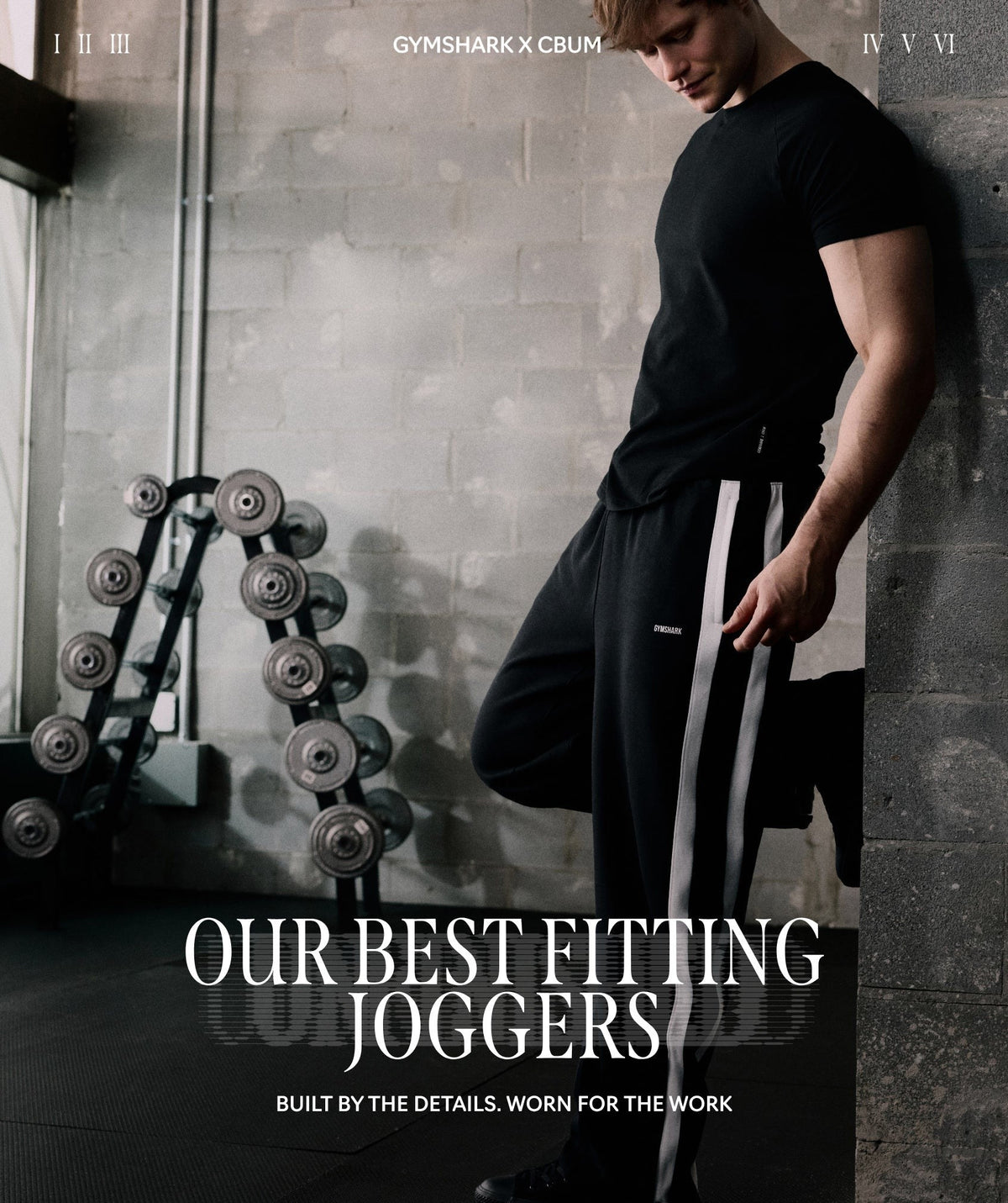 Gymshark x CBUM Straight Leg Jogger - Greyed Purple