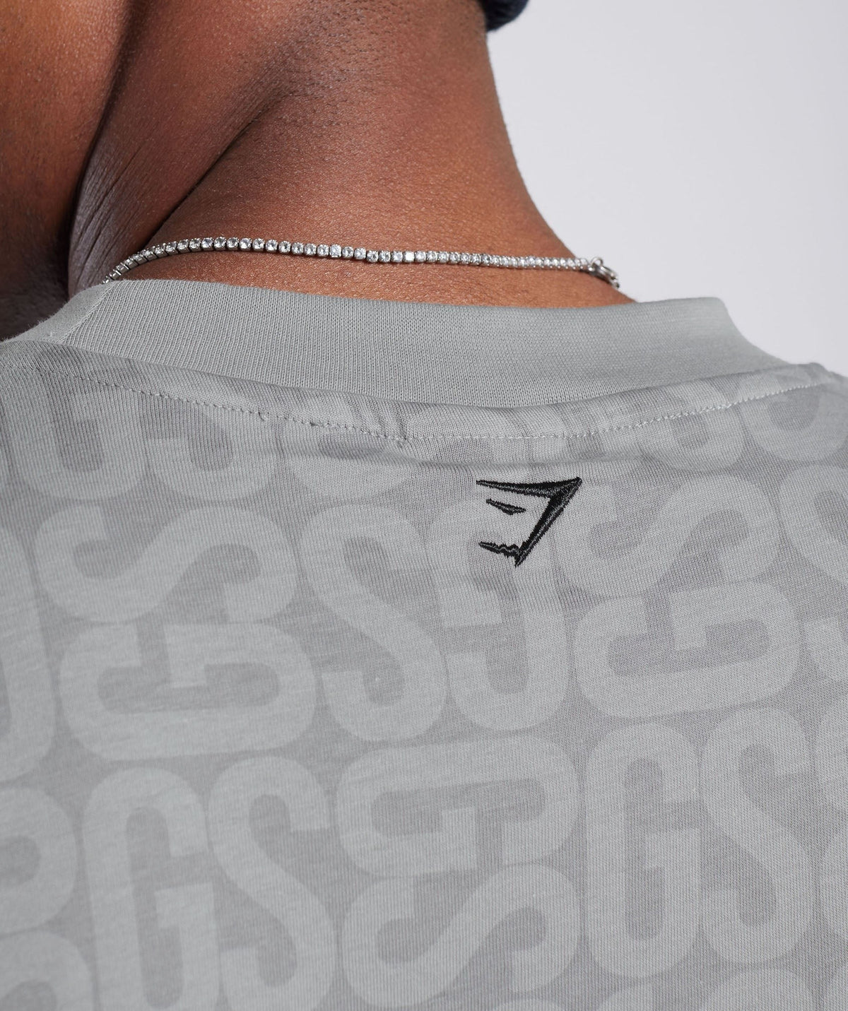 Gymshark Monogram Tee - Smokey Grey/Smokey Grey