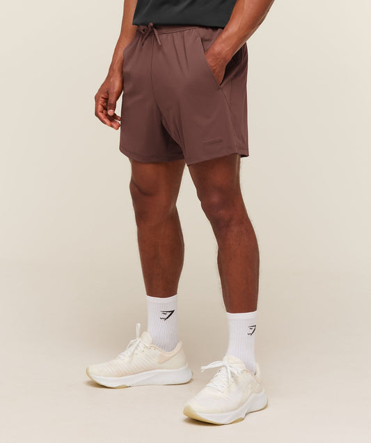 Gymshark Hybrid 6" Short - Espresso Brown