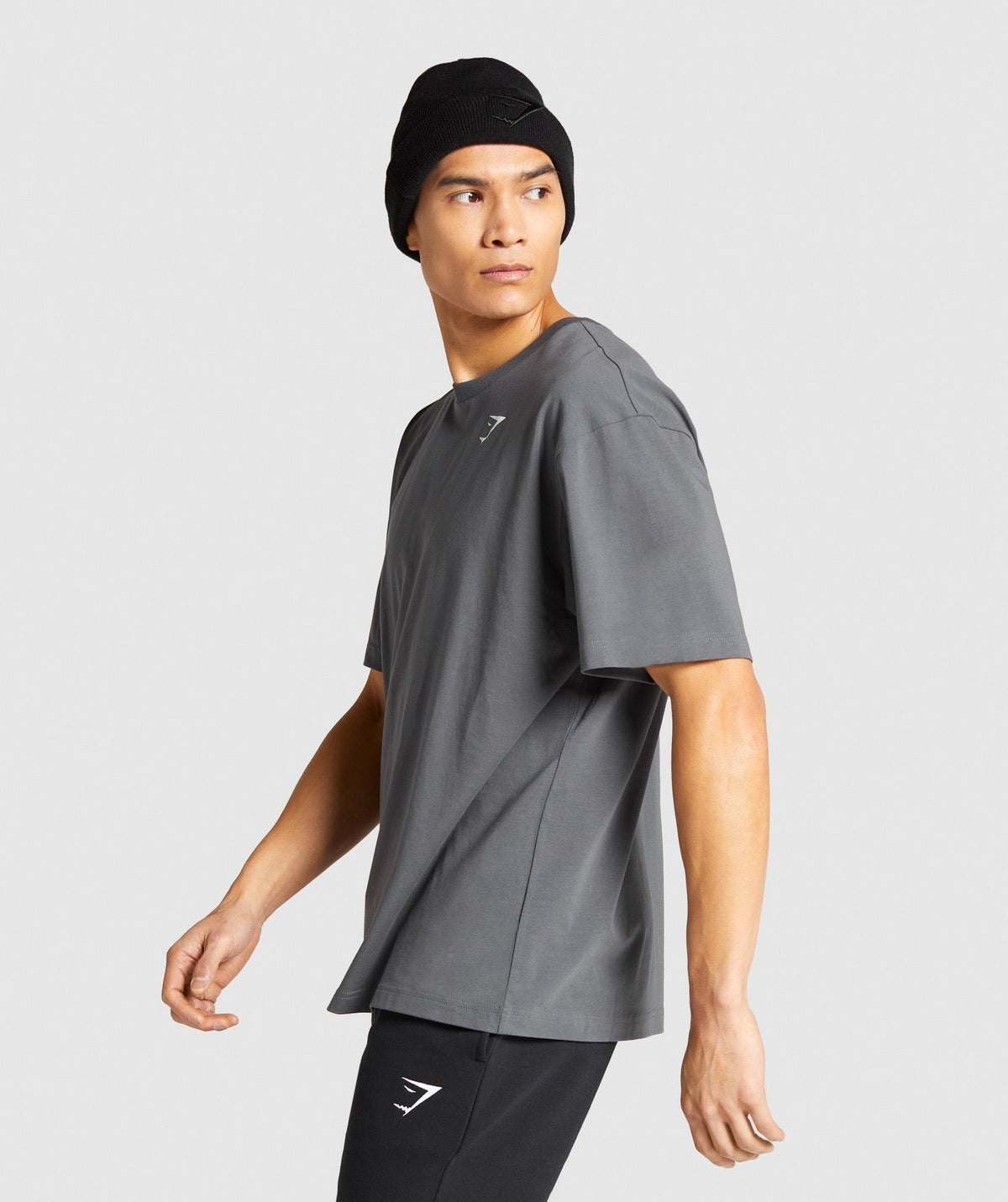 Gymshark Essential Oversized Tee - Charcoal