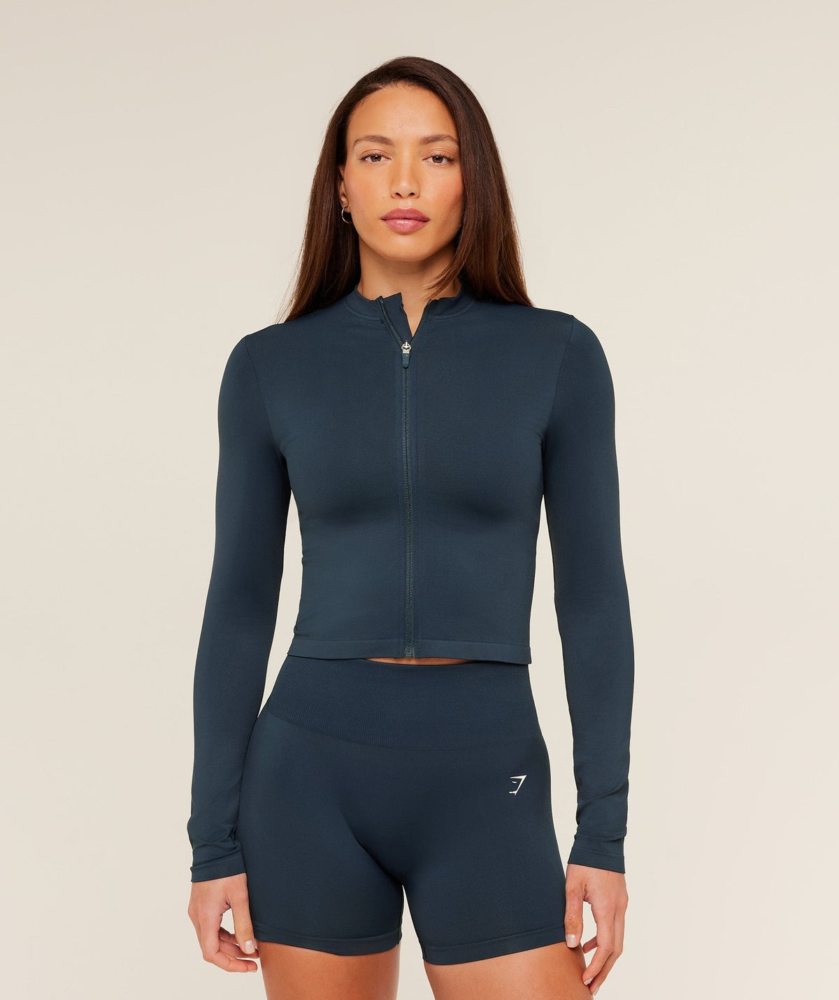 Gymshark Everyday Seamless Zip Tracktop - Navy