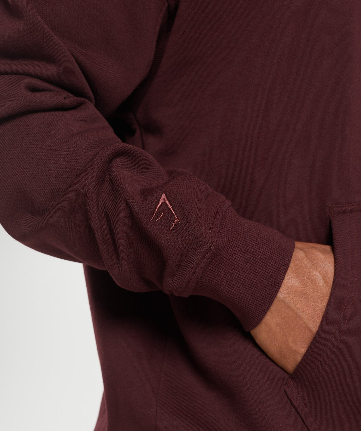 Gymshark Rest Day Essentials Hoodie - Rich Maroon