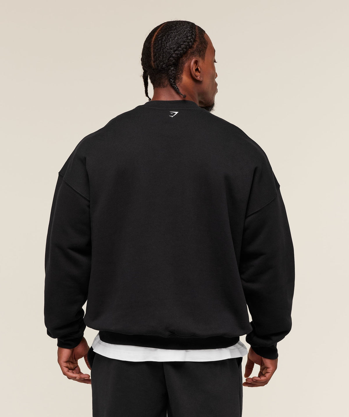 Gymshark Fade Graphic Crew - Black