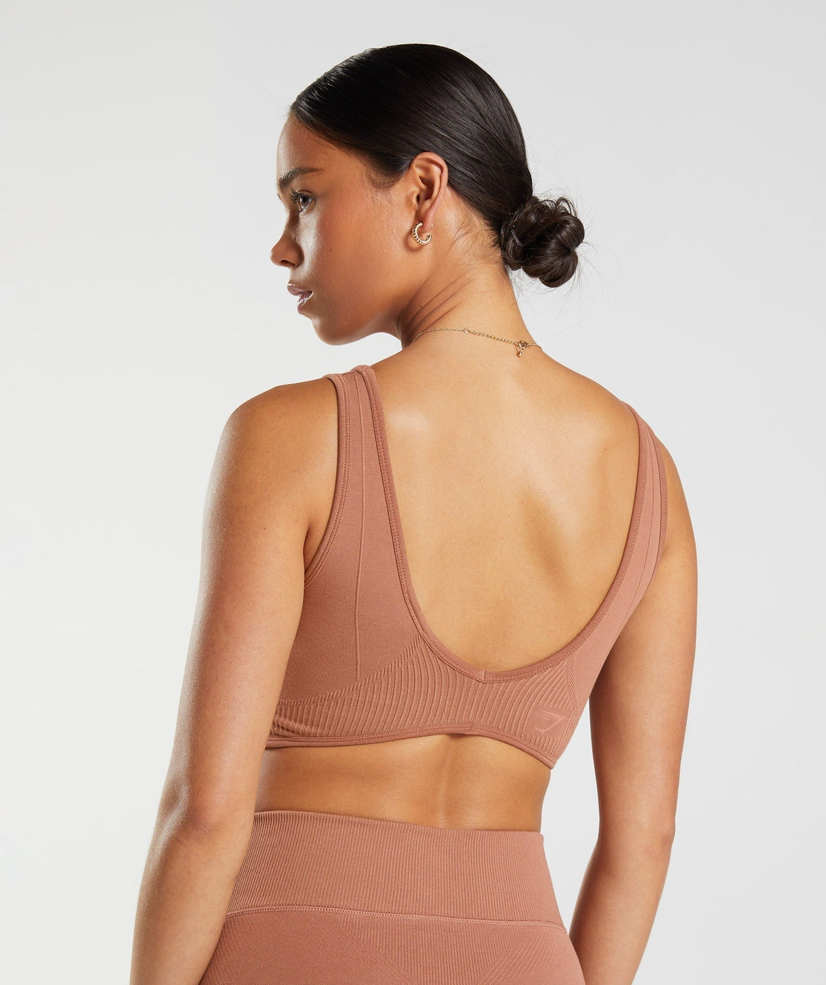 Gymshark Rest Day Seamless Bralette - Brown