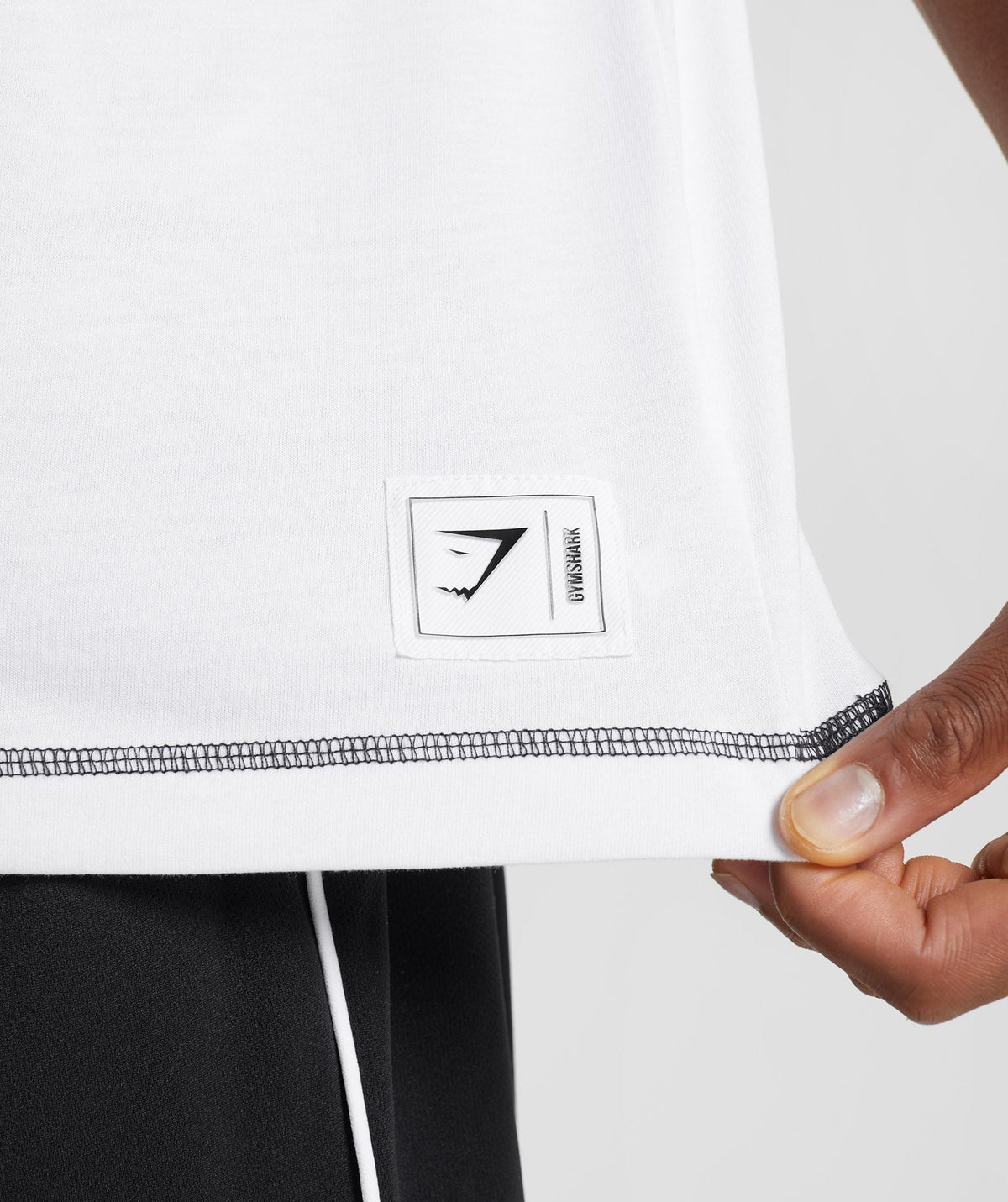 Gymshark Recess Tee - White/Black