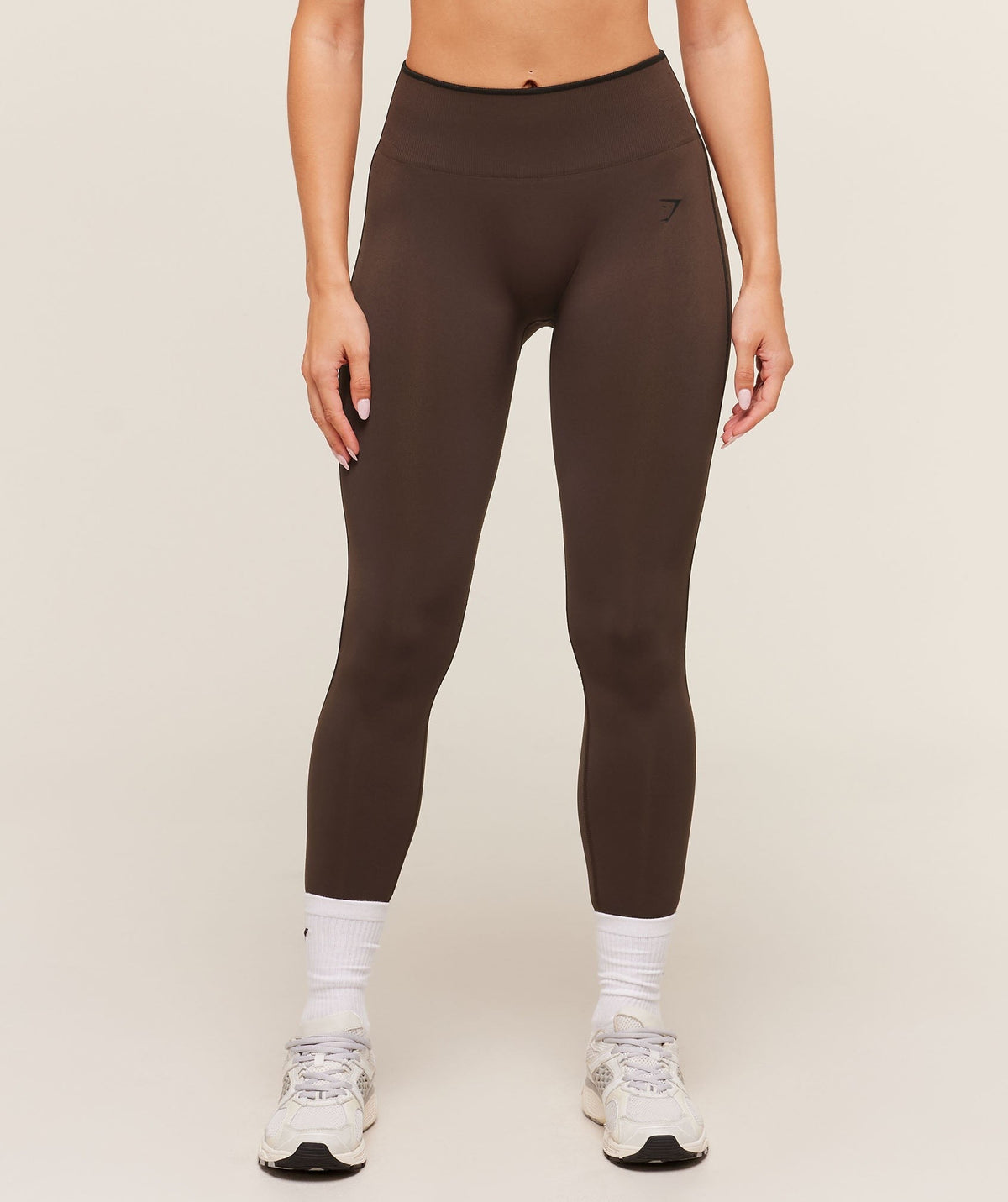 Gymshark Everyday Seamless Contrast Legging - Archive Brown/Black
