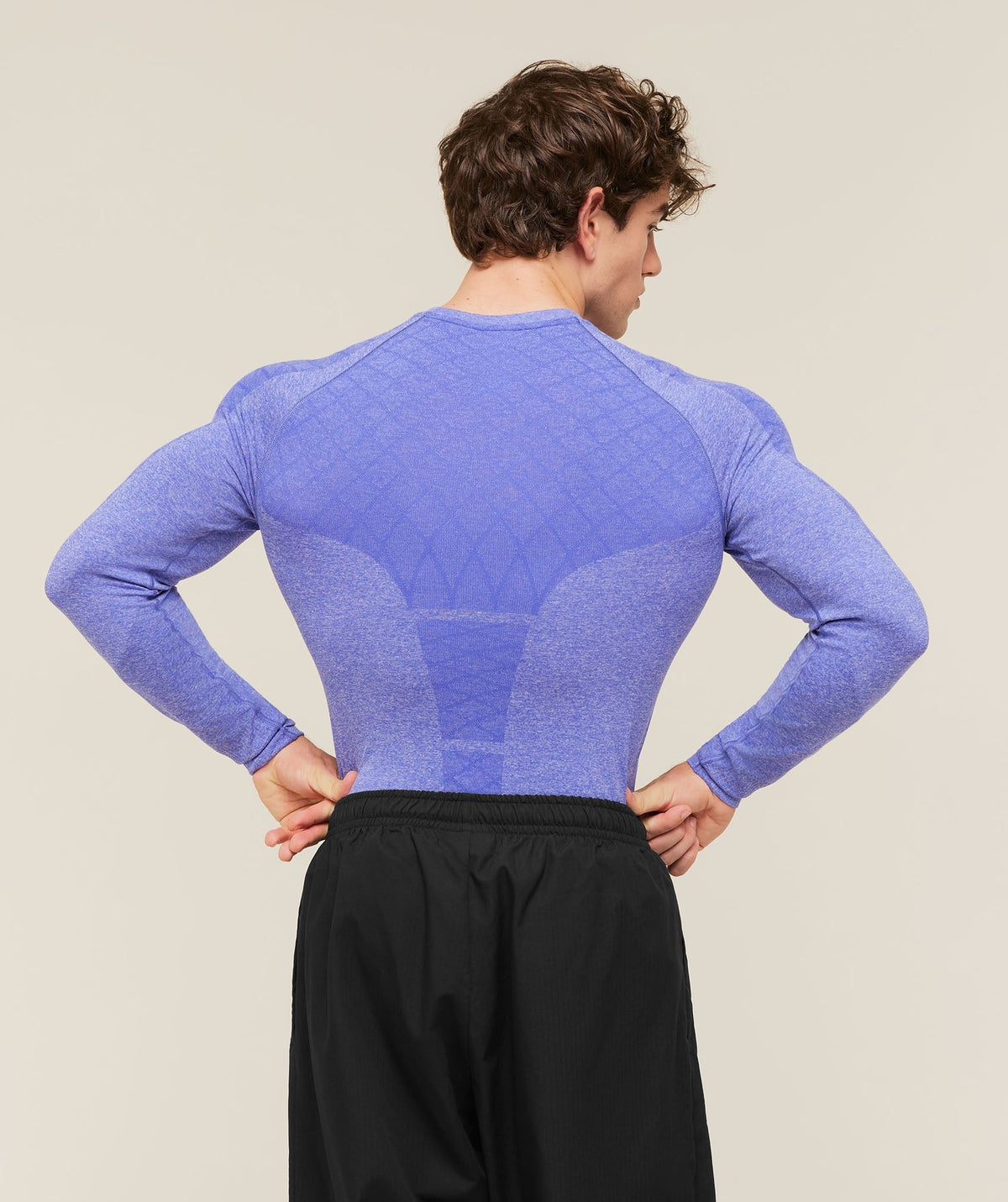 Gymshark Devant Seamless Long Sleeve Tee - Amethist
