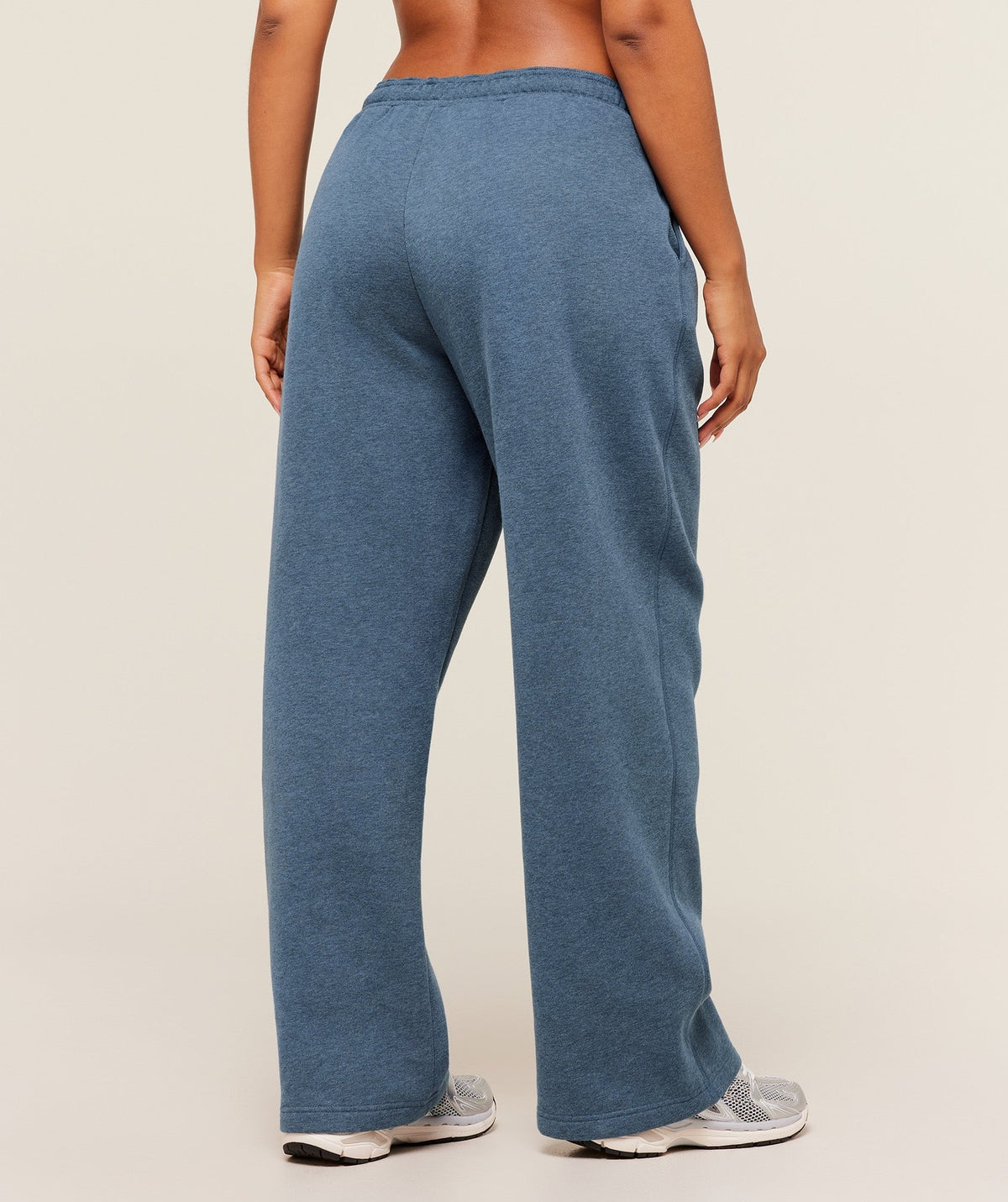Gymshark Cosy Luxe Straight Leg Regular Joggers - Bros Compound Blue Marl