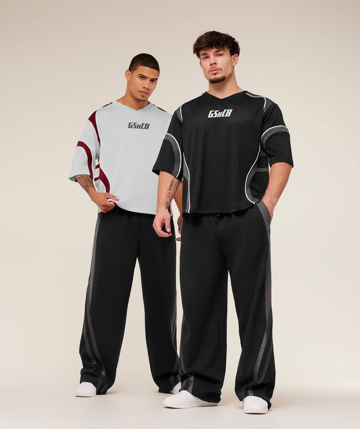 Gymshark GS x Carlos Mesh Jersey - Light Grey