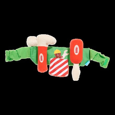 Do-It-Your-Elf Toolbelt Wearable Multipart Plush Tug Dog Toy