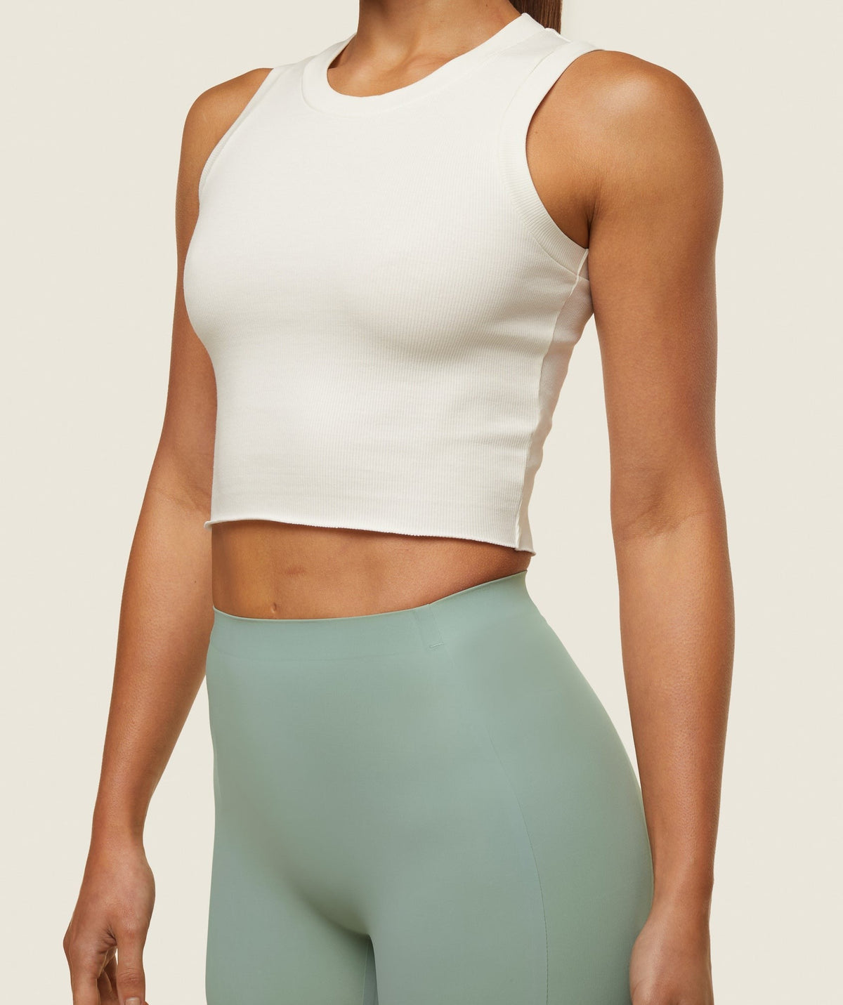 Gymshark Comfort Ribbed Body Tank - Soft White