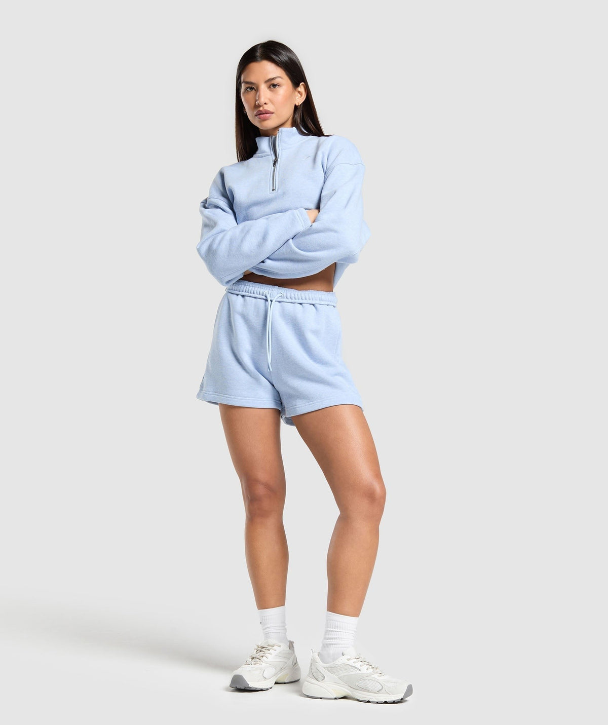 Gymshark Rest Day Sweats 2.0 Shorts - Bros Gentle Blue Marl