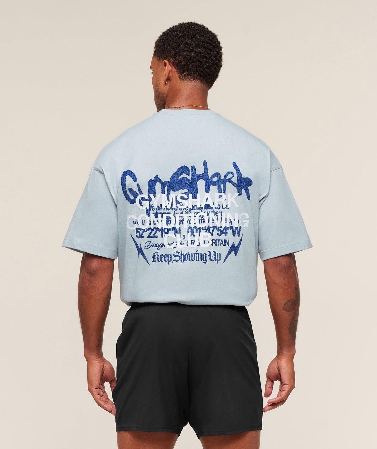 Gymshark GSCC Tee - Smoke Blue