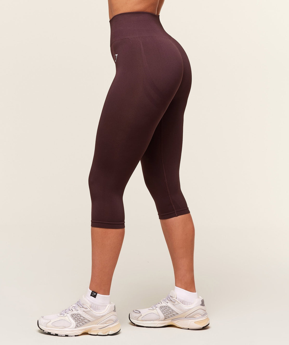 Gymshark Everyday Seamless Capri Leggings - Cherry Purple
