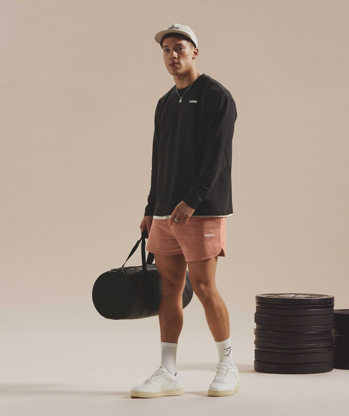Gymshark Rest Day Sweats 4" Short - Toffee Brown